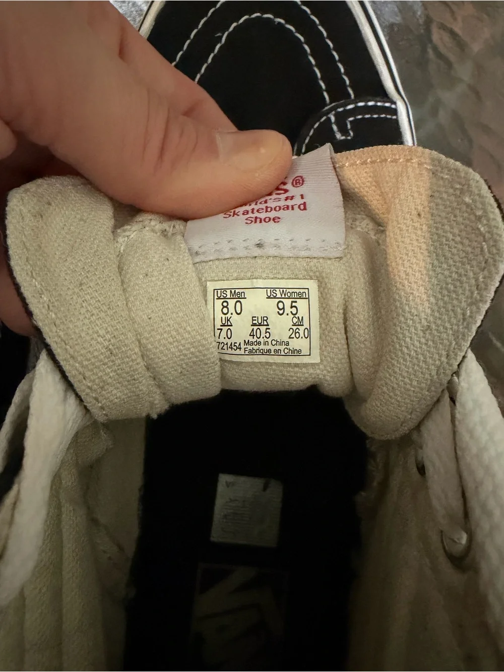 Women’s size 9.5 vans High-Top Platform Sneakers shoes